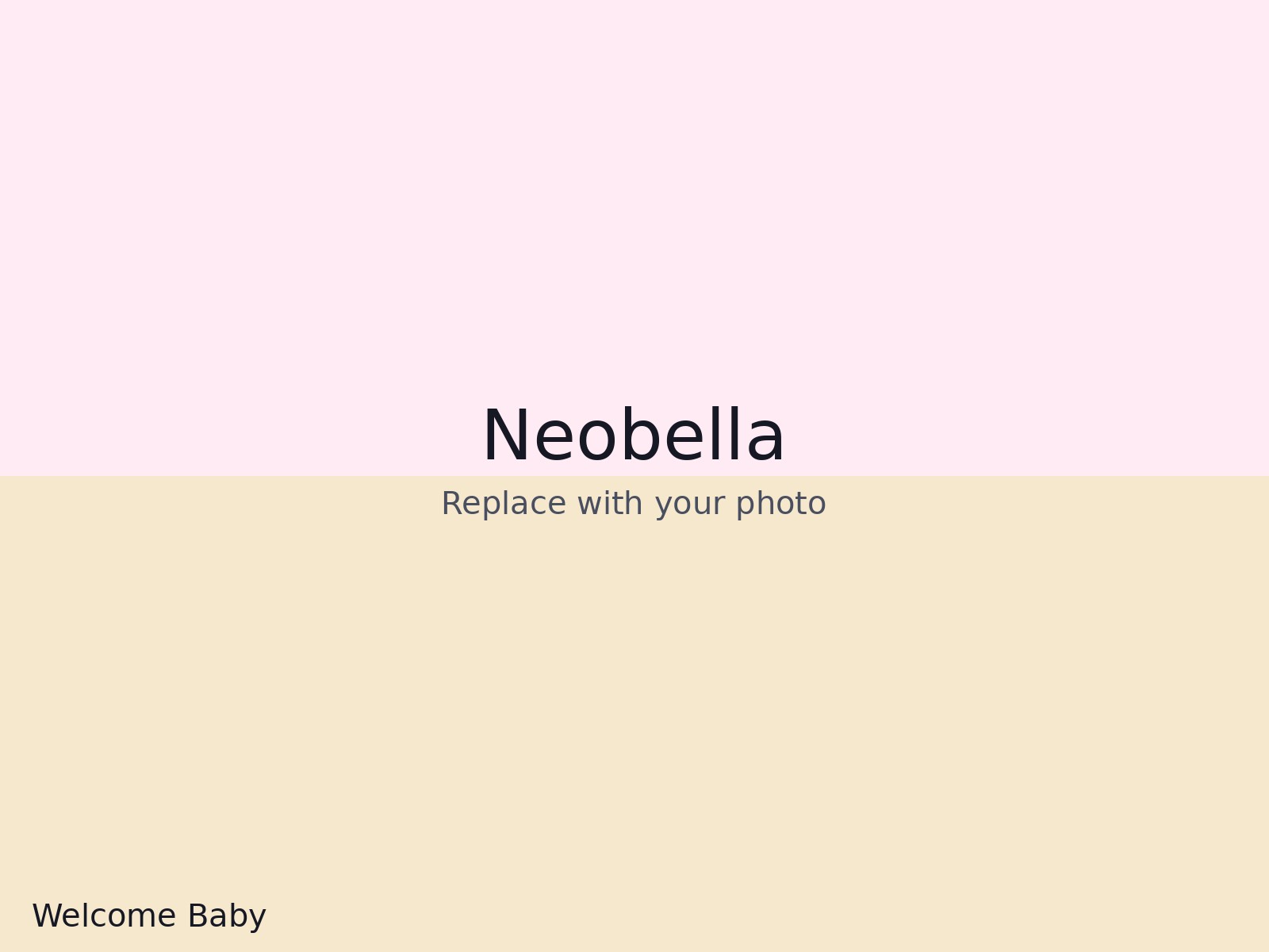 Welcome Baby bouquet